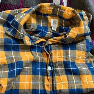 Boys GAP kids flannel size Large